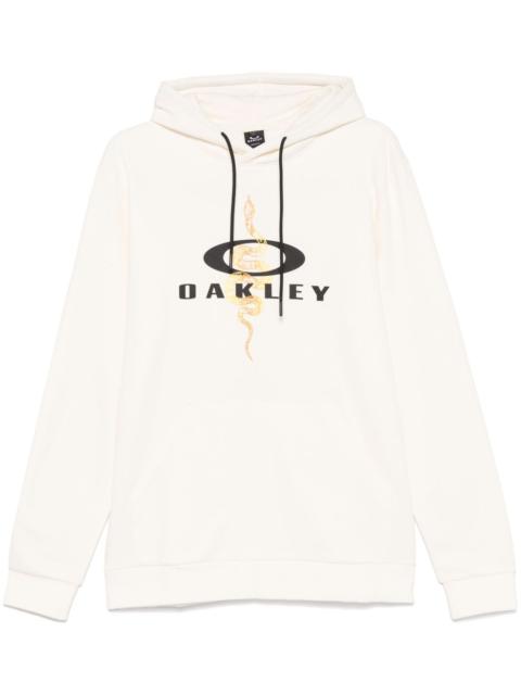 logo-print hoodie