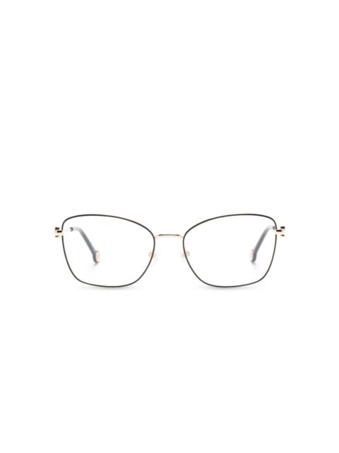 cat-eye frame glasses