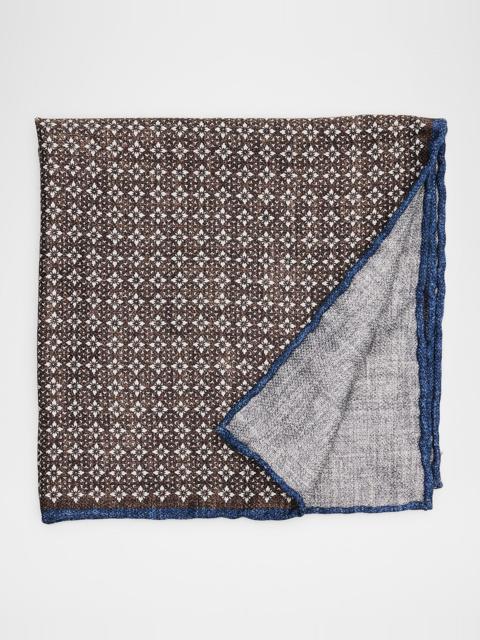 Men's Double-Face Silk Pocket Square