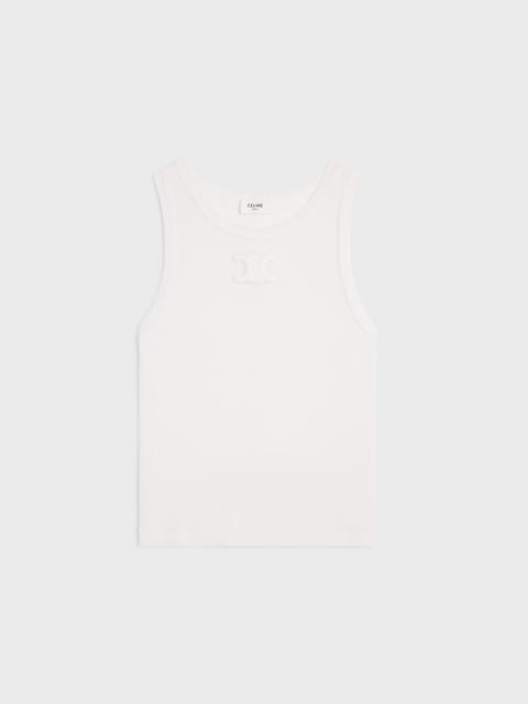 triomphe tank top IN ribbed cotton