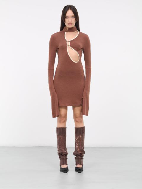 Flared Sleeve Qipao Dress