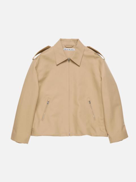 Satin jacket - Beige