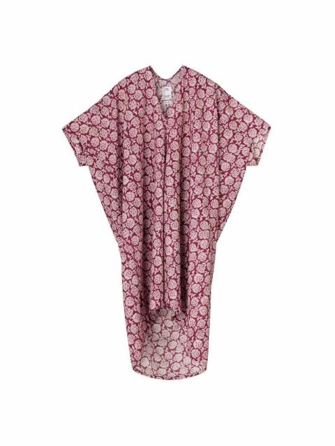 RUANA DRESS KHADI RED