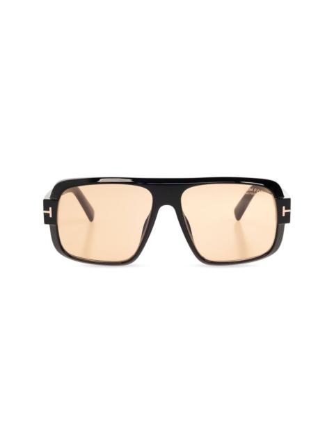 pilot-frame sunglasses