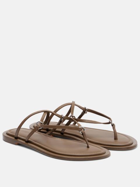 Nanaka leather sandals
