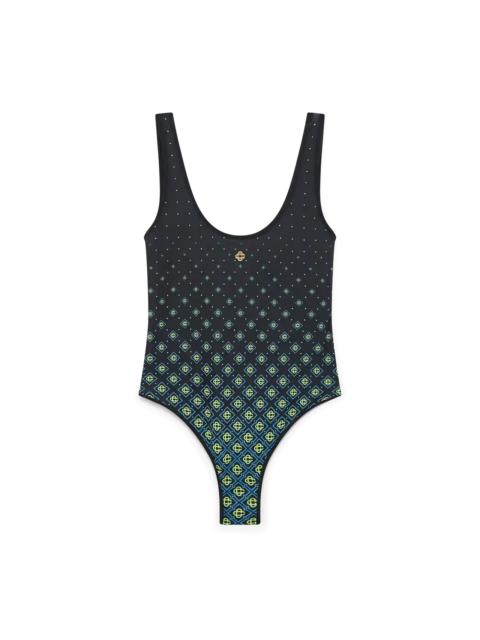 Degrade Black Monogram Swimsuit