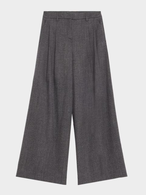 Next Didi Stretch Wool Wide-Leg Trousers