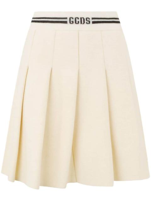 knitted pleated skirt