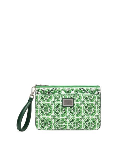 All-Over Print Clutch Bag