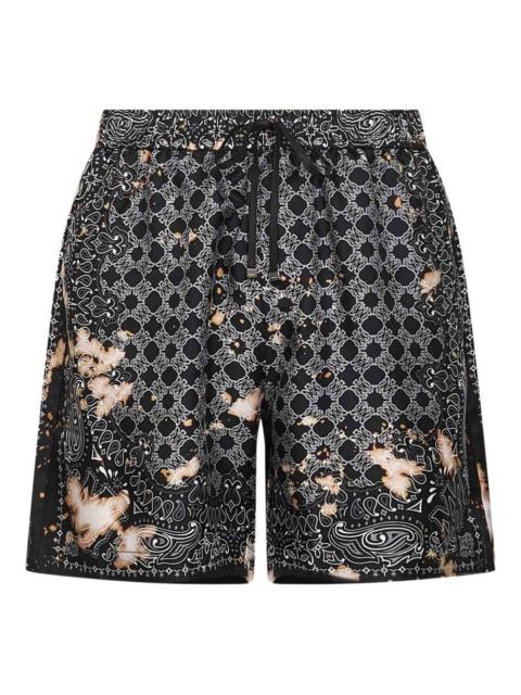 bandana-print shorts