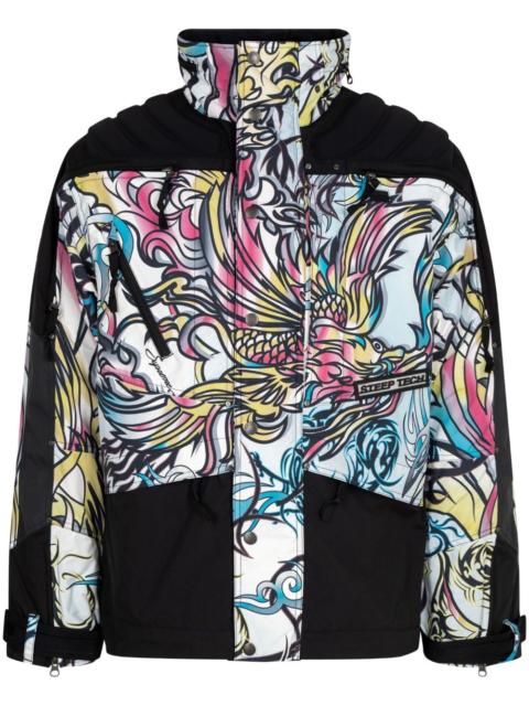 x The North Face Steep Tech "Multicolor Dragon" Apogee jacket
