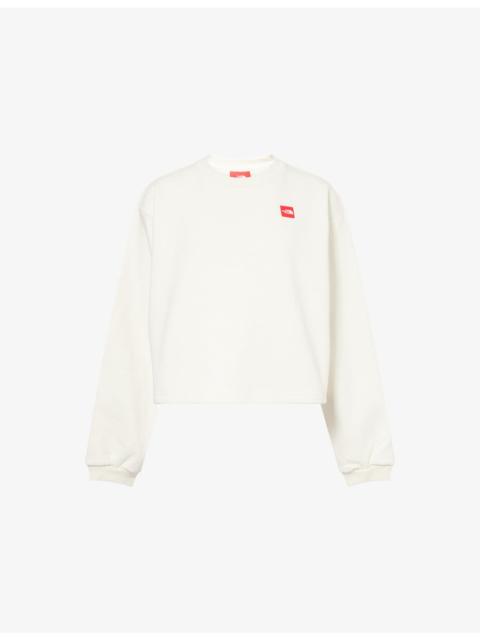 Red Box Round-Neck Cotton-Blend Sweatshirt