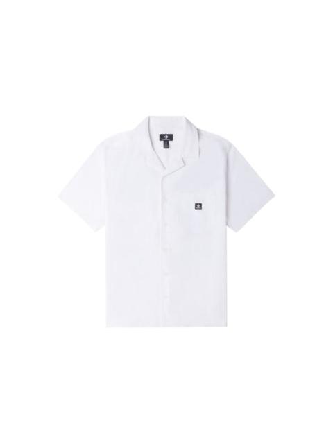 Converse Skate Woven Polo Shirt 'White' 10024751-A02