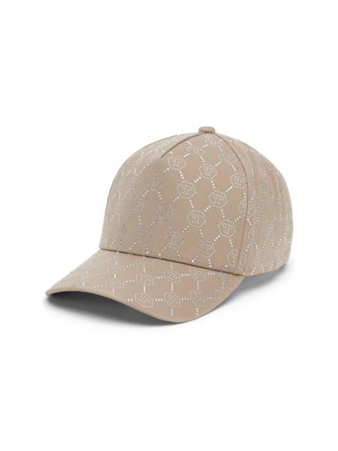 crystal-embellished baseball cap