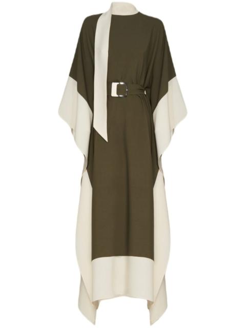 Adda belted kaftan dress