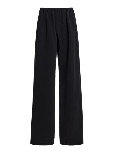 Arielle Satin Crepe Pants black