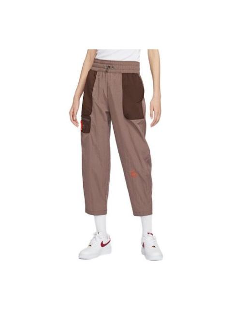 (WMNS) Nike Sportswear City Utility High-Waist Woven Pants 'Brown' DV8033-291
