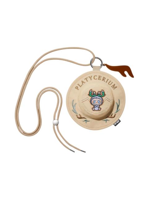 Pop Mart The Monsters Labubu Fall In Wild Series Platycerium Bucket Hat Mini Bag