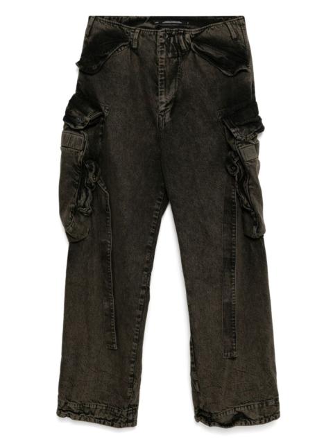 Gasmask cargo trousers