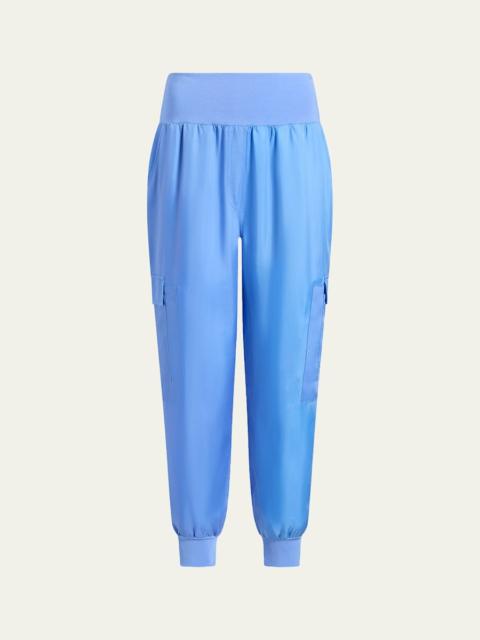 Tous Les Jours Giles Satin Jogger Pants