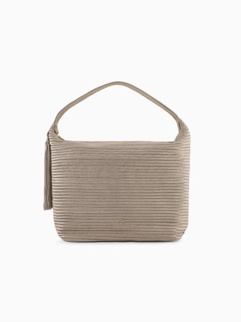 LA PRIMA SOFT LARGE SAUTAGE HOBO BAG