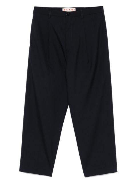 virgin-wool trousers