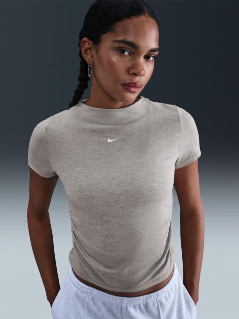 Nike Sportswear Chill Knit Women's Tight Short-Sleeve Mock-Neck Top