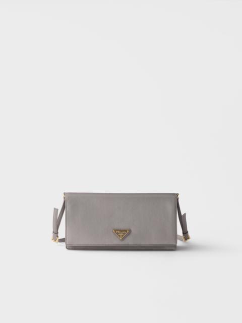 Satin mini shoulder bag
