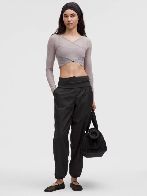 Lightweight Foldover-Waist Jogger