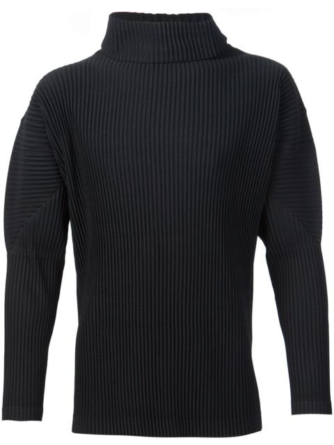 ribbed roll neck T-shirt