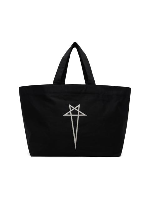 Black Temple Beach Tote