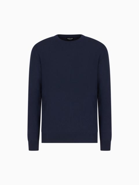 Cashmere crew-neck jumper