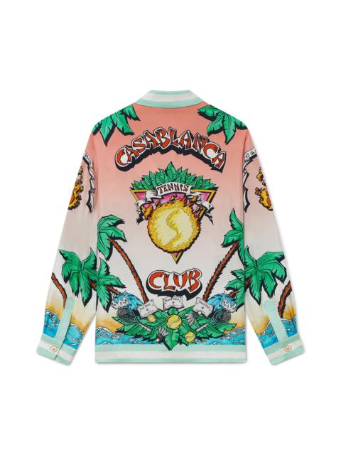Tennis Club Silk Shirt | Casablanca Paris