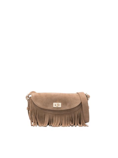 mini fringed crossbody bag