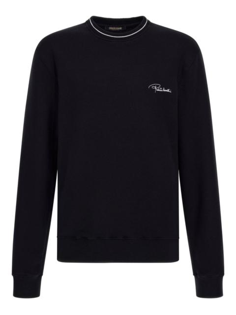 logo-embroidered sweatshirt