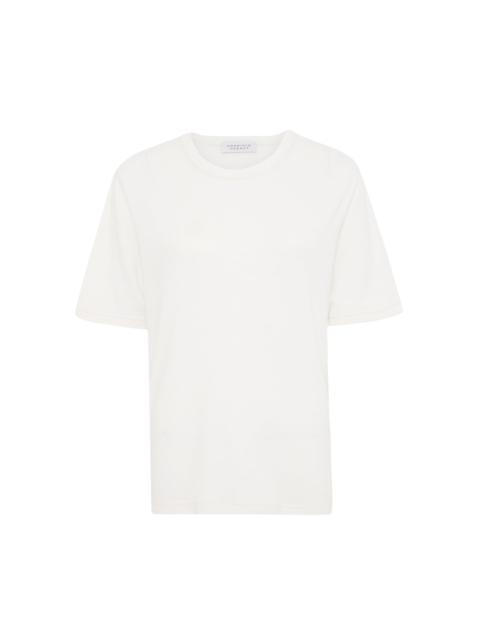 Kirby T-Shirt in Ivory Cashmere Jersey