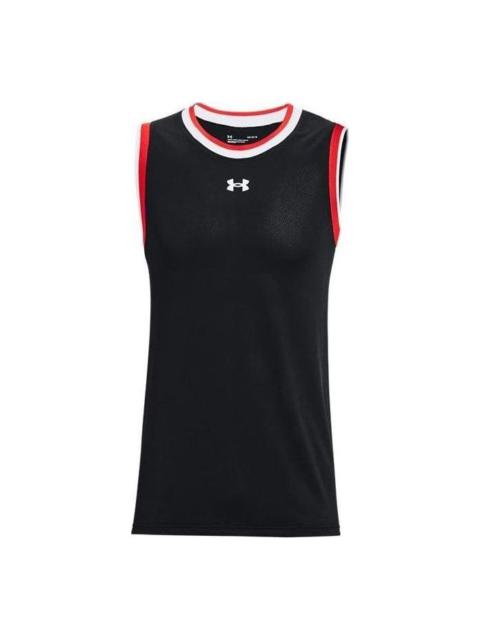Under Armour Baseline Tank Top 'Black Red' 1370238-001