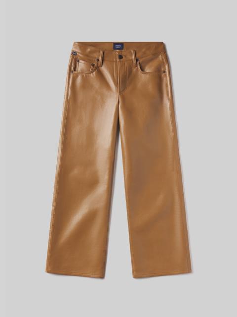 Faye Vintage Straight Recycle Leather
In Pale Toffee