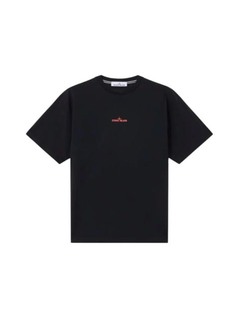 Stone Island Combed Organic Cotton 21002RC T-shirt Black/Red