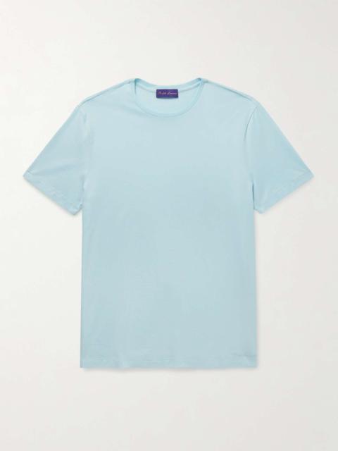 Logo-Embroidered Cotton-Lisle T-Shirt
