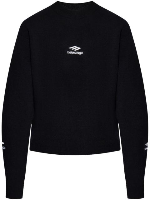 logo-embroidered sweater