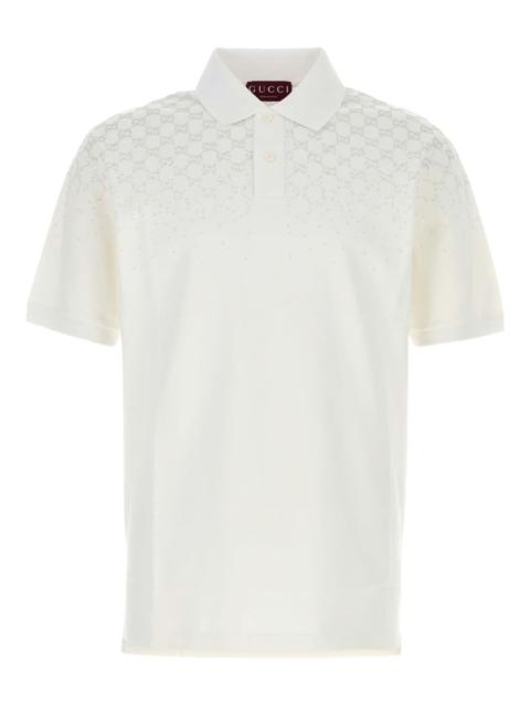 logo piquet polo shirt