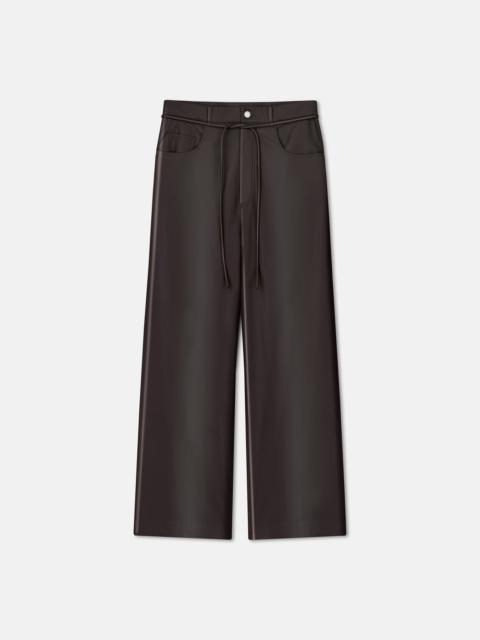 Belted Alt Vintage Leather Pants