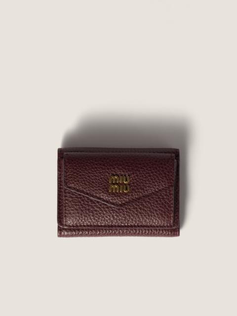 Small leather wallet