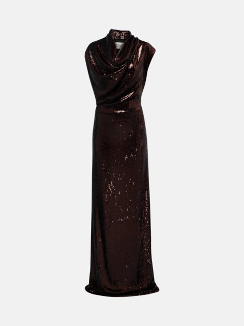 Azalea sequined gown