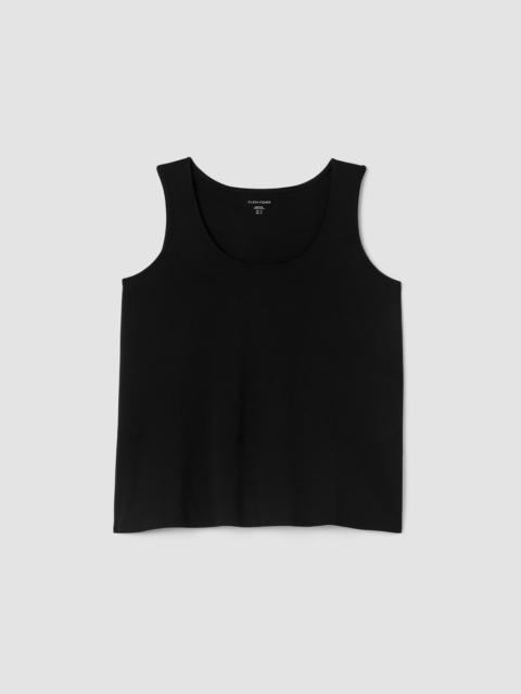 Organic Cotton Interlock U-Neck Sleep Tank