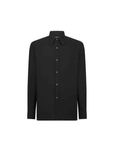 COTTON CASHMERE FLUID FIT SHIRT