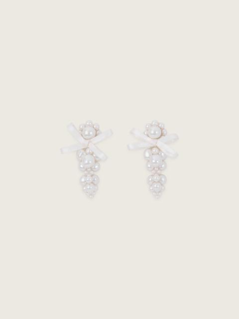 Petite Bow Cluster Earrings