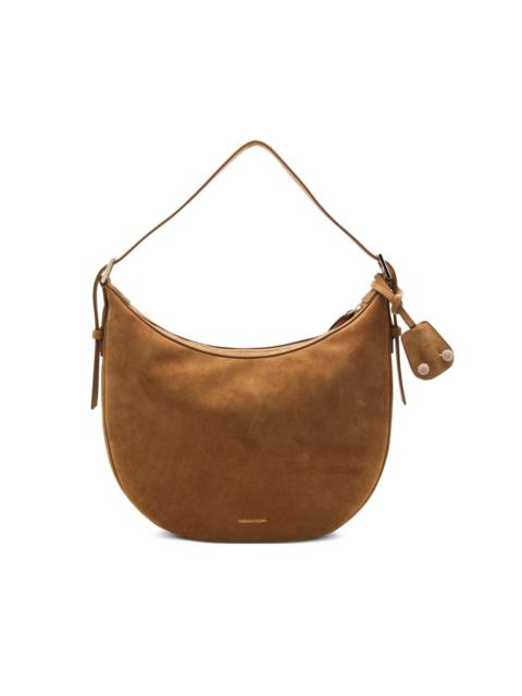 zip-fastening shoulder bag