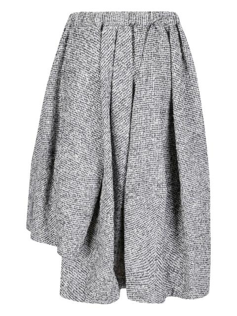 draped skirt